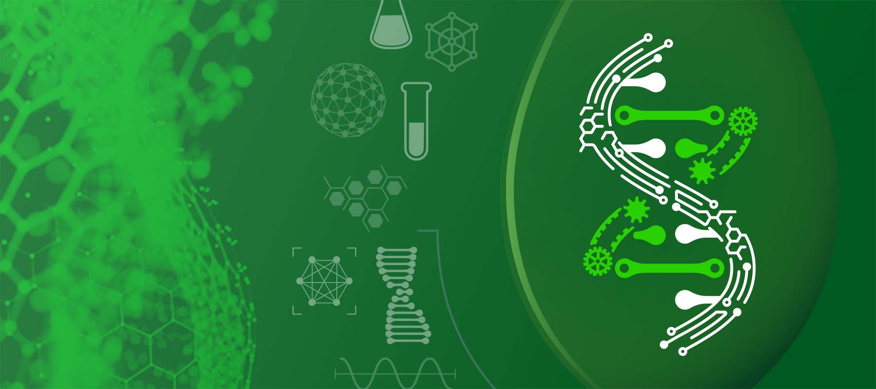 Illustration of mechanized DNA for artilce on synthetic biology.