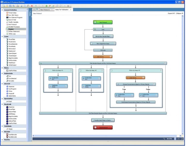 Hudson SoftLinx Lab Software.