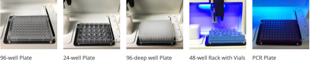 Composite image of microplates that are compatible with the Rapid_pH