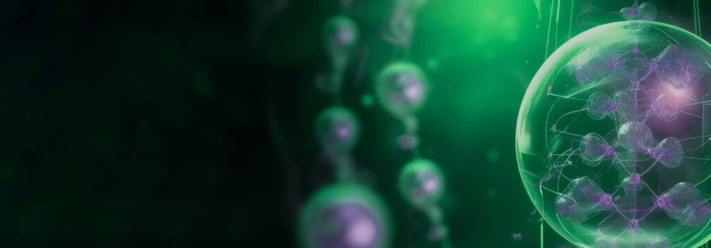 Image of generated cell for synthetic biology.