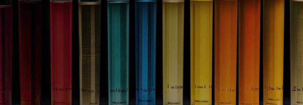 Image of pH color scale for article on pH testing.