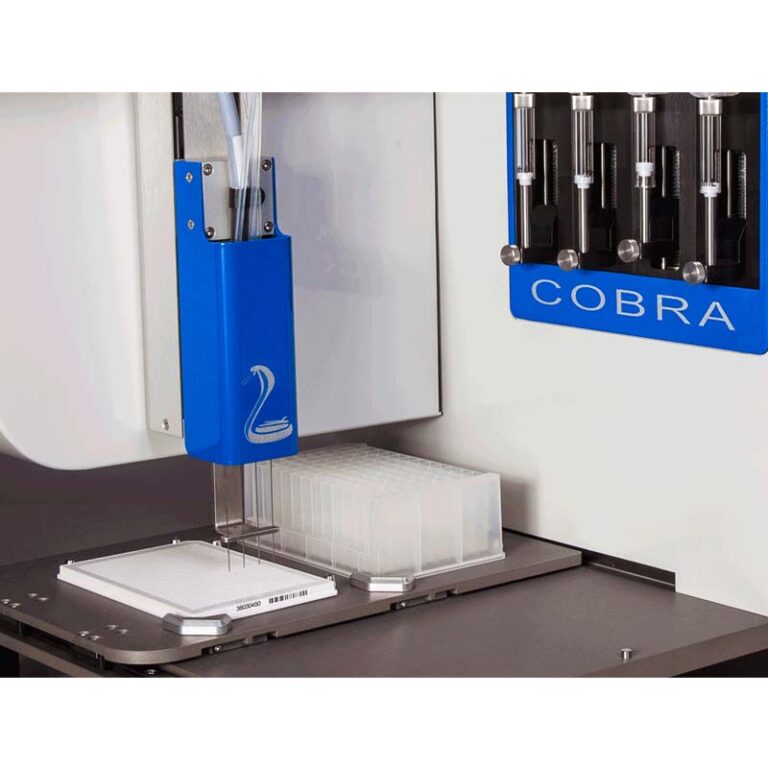 ARI Cobra Liquid Handling Nano Dispenser with Deep Well Plates