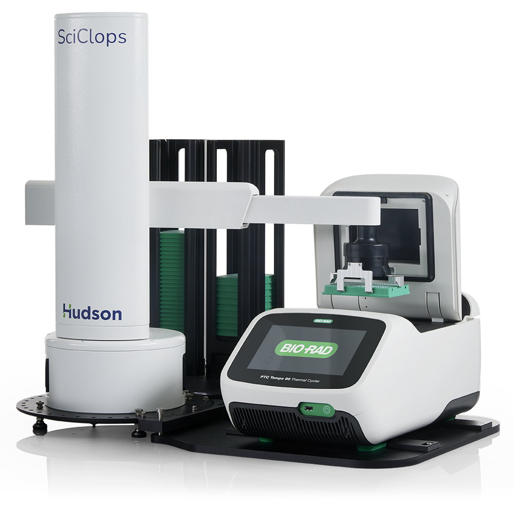 Hudson cyclops and bio-rad instrument.