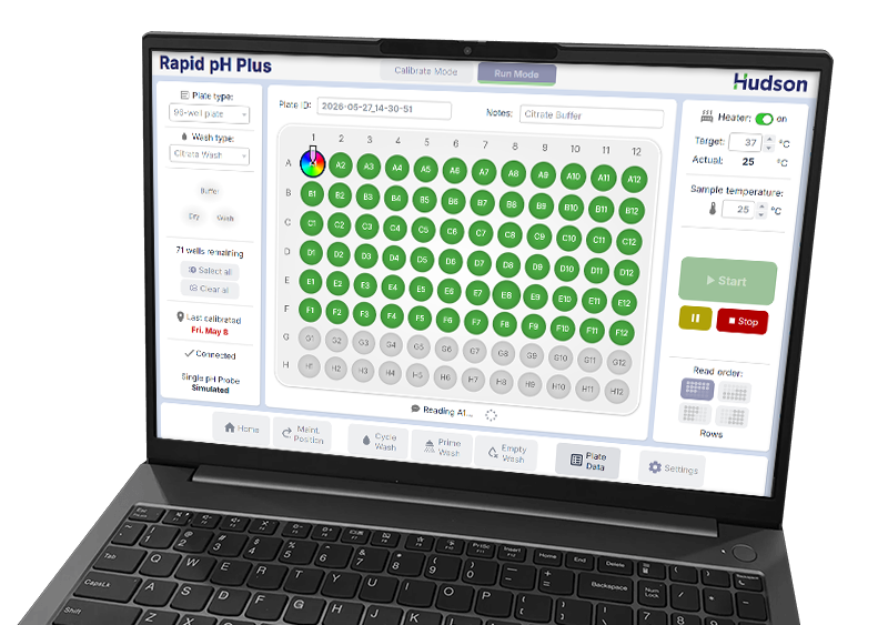 Hudson Rapid pH Plus Software